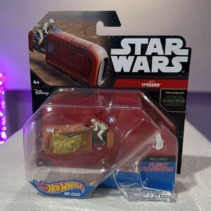 NEW!! Hot Wheels Die-Cast - Star Wars - Rey’s Speeder